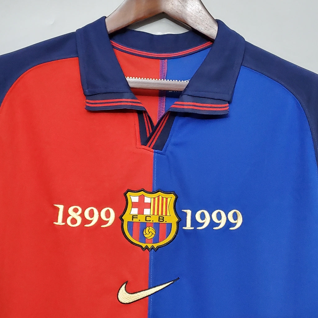BARCELONA 100TH ANNIVERSARY 1999 HOME SHIRT